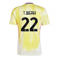 Fotbalové Dres Juventus Timothy Weah #22 Venkovní 2024-25 Krátký Rukáv